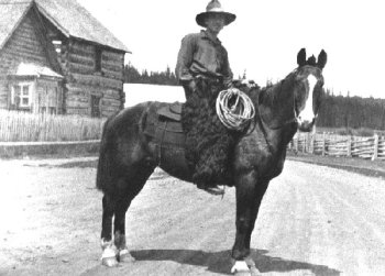Martin on horseback