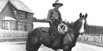 Martin on horseback
