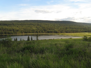 View over Exeter lake