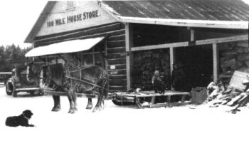 Horsedrawn sleigh
